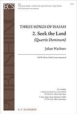 Three Songs of Isaiah: No. 2. Seek the Lord